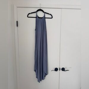 Olivia Rae New York Blue Flowy Midi Dress Size Small